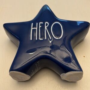 Rae Dunn Blue Hero Star USA Magenta Artisan Collection Patriotic NEW